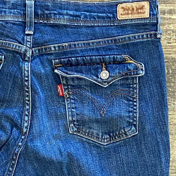 Levi's 515 Stretch Bootcut Jeans Women's 34x28 Casual Comfort Core Everyday 14 - Picture 6 of 11